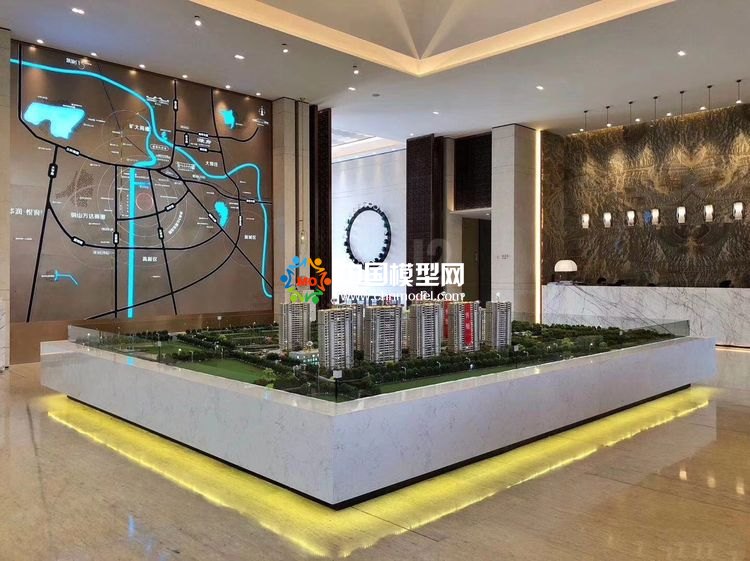 高檔樓盤模型底座，售樓部沙盤展臺（收藏）