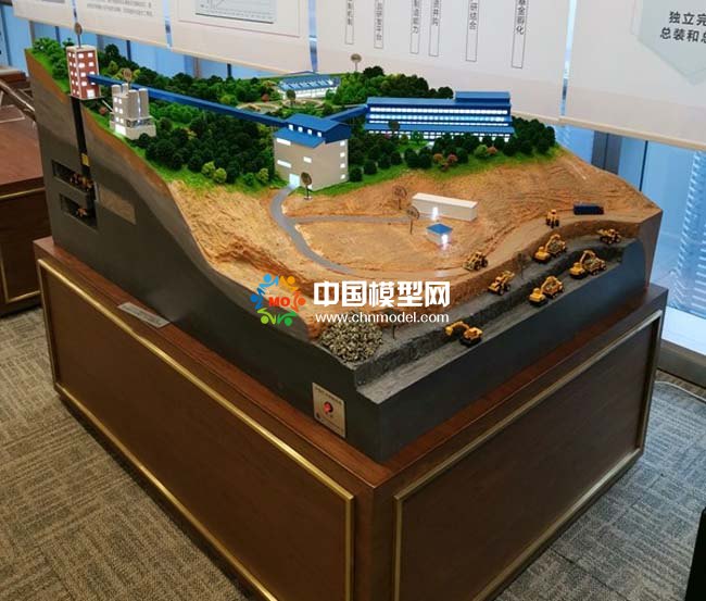 爆破應(yīng)用場(chǎng)景沙盤模型，民爆一體化解決方案