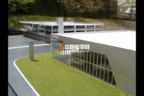 汽車展館沙盤模型，汽車展廳4S店沙盤模型
