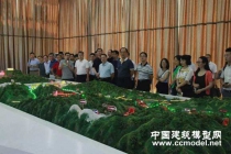 新建京張鐵路沙盤(pán)模型，有砟軌道標(biāo)準(zhǔn)高速鐵路