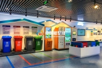 垃圾分類處理沙盤模型，垃圾分類展示教育沙盤模型